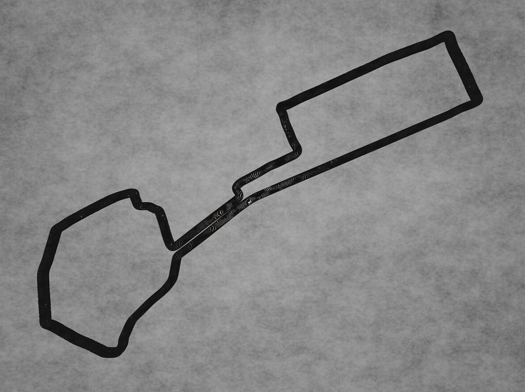 Baku City Circuit Layout 3D printing
