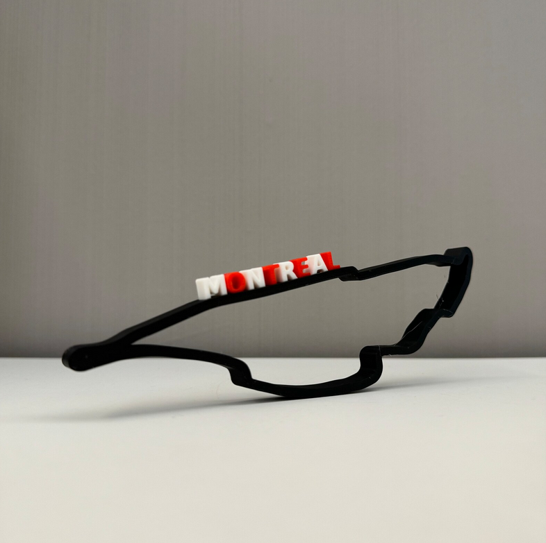 Circuit Gilles Villeneuve V2 layout 3D printing