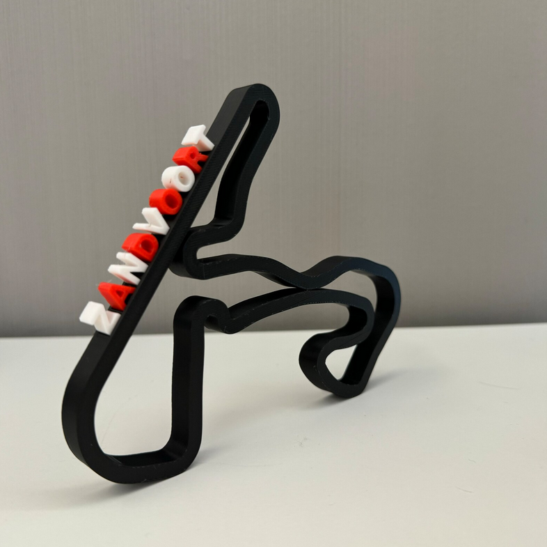 Circuit Zandvoort V2 layout 3D printing
