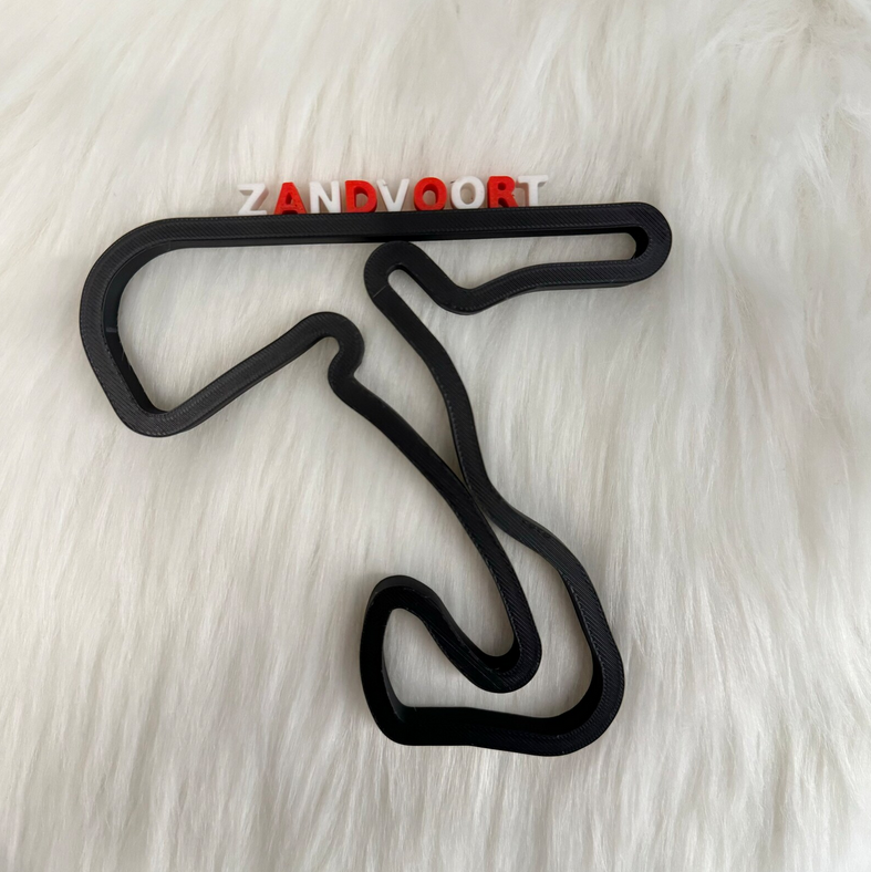 Circuit Zandvoort V2 layout 3D printing