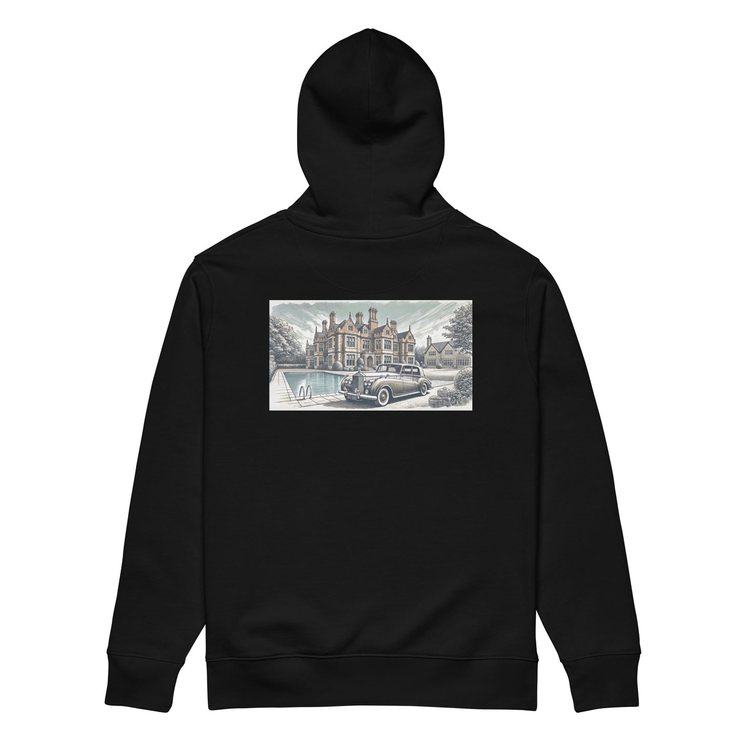 Organic Hoodie mit Backprint Classic RR
