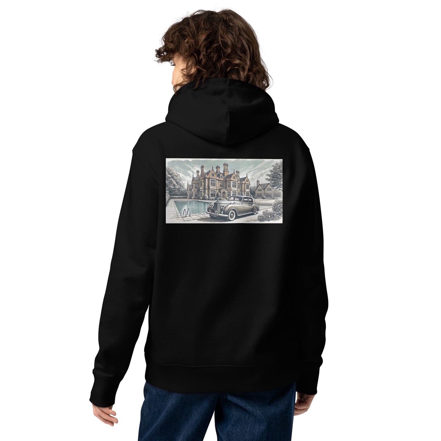 Organic Hoodie mit Backprint Classic RR