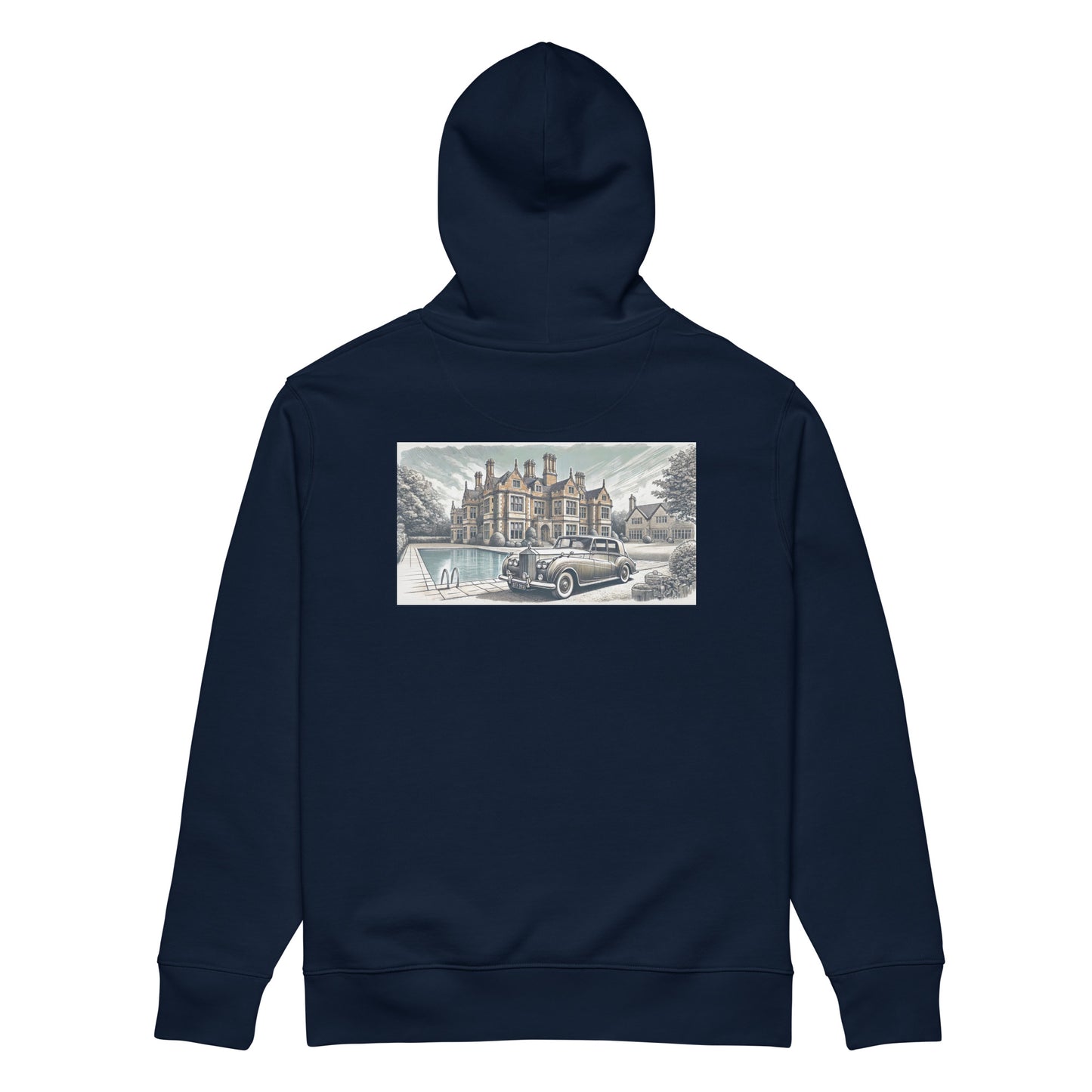 Organic Hoodie mit Backprint Classic RR
