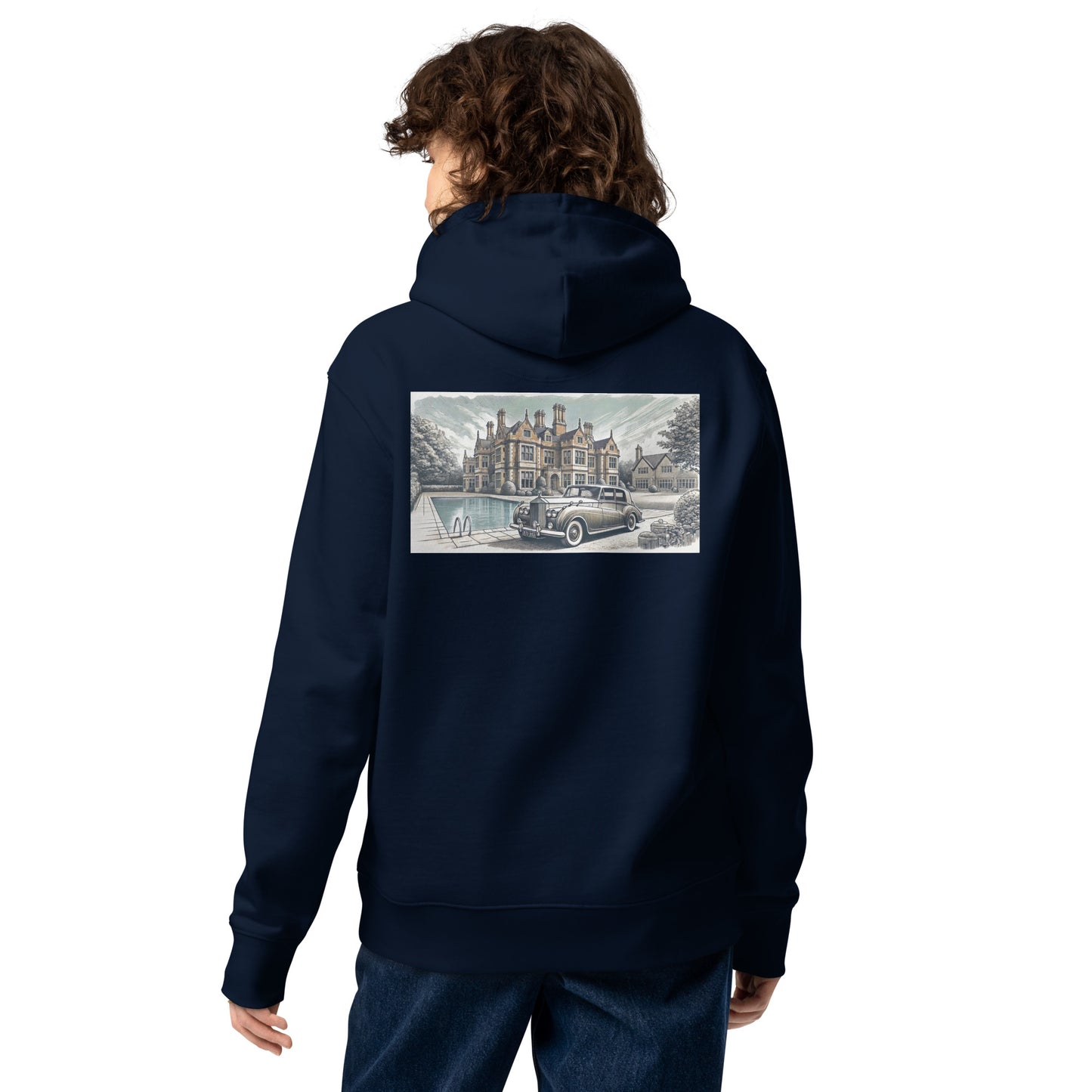 Organic Hoodie mit Backprint Classic RR