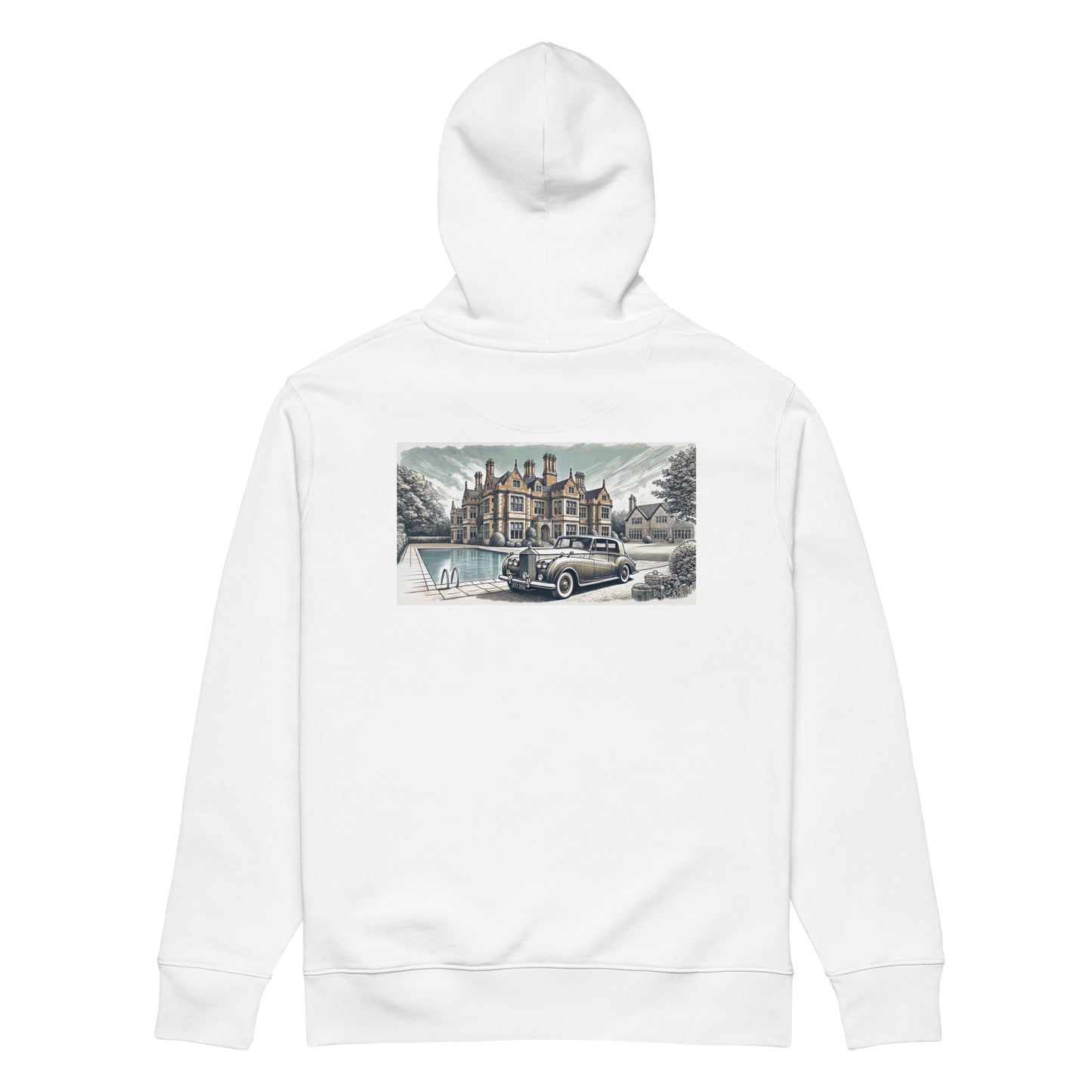 Organic Hoodie mit Backprint Classic RR