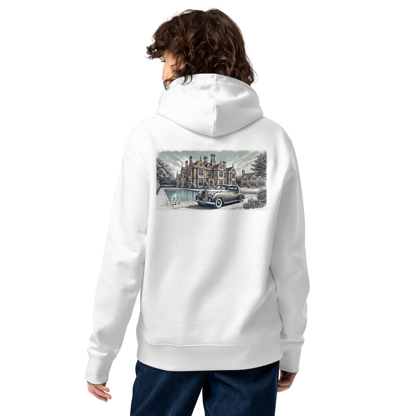 Organic Hoodie mit Backprint Classic RR