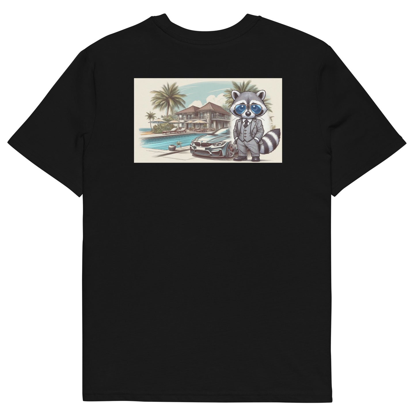 Organic T-Shirt mit Backprint "M4 in summer"