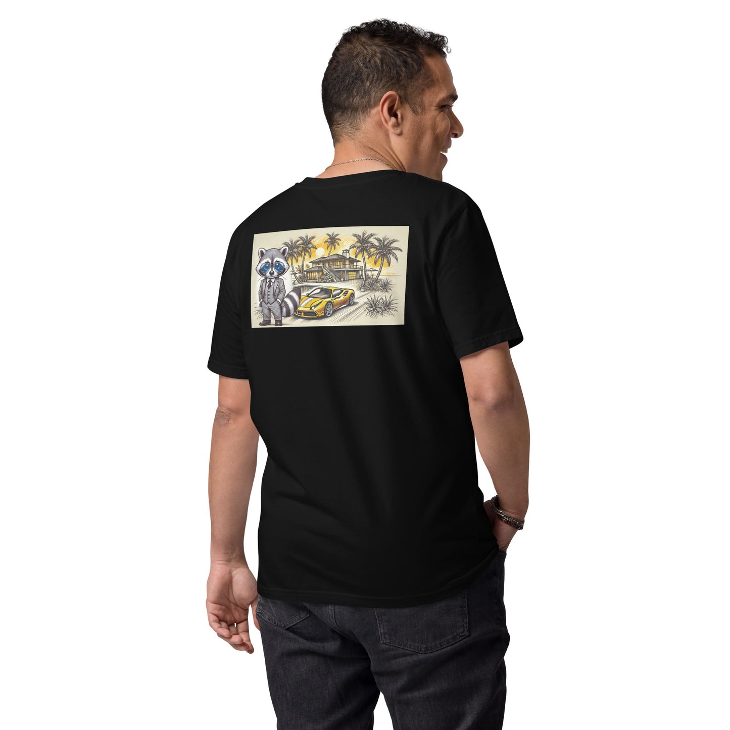 Organic T-Shirt mit Backprint "488 in Summer"