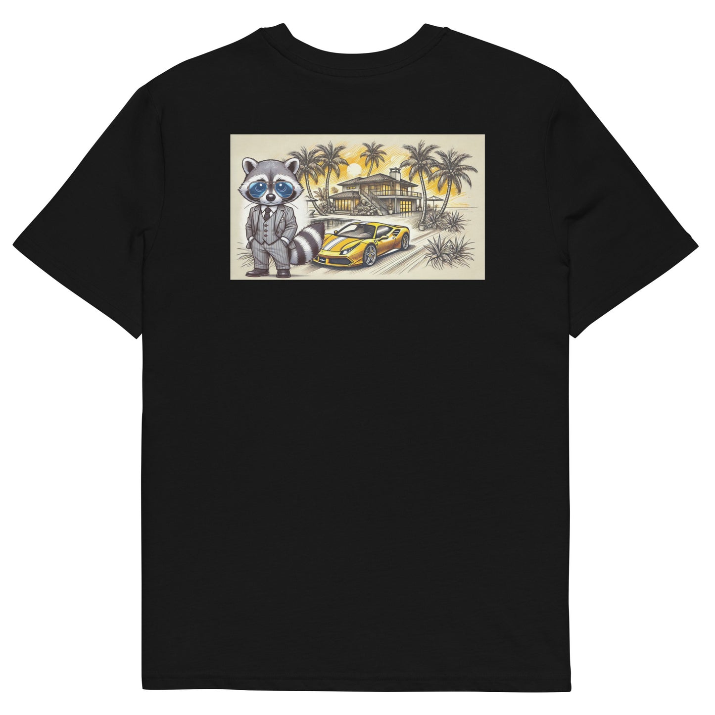 Organic T-Shirt mit Backprint "488 in Summer"