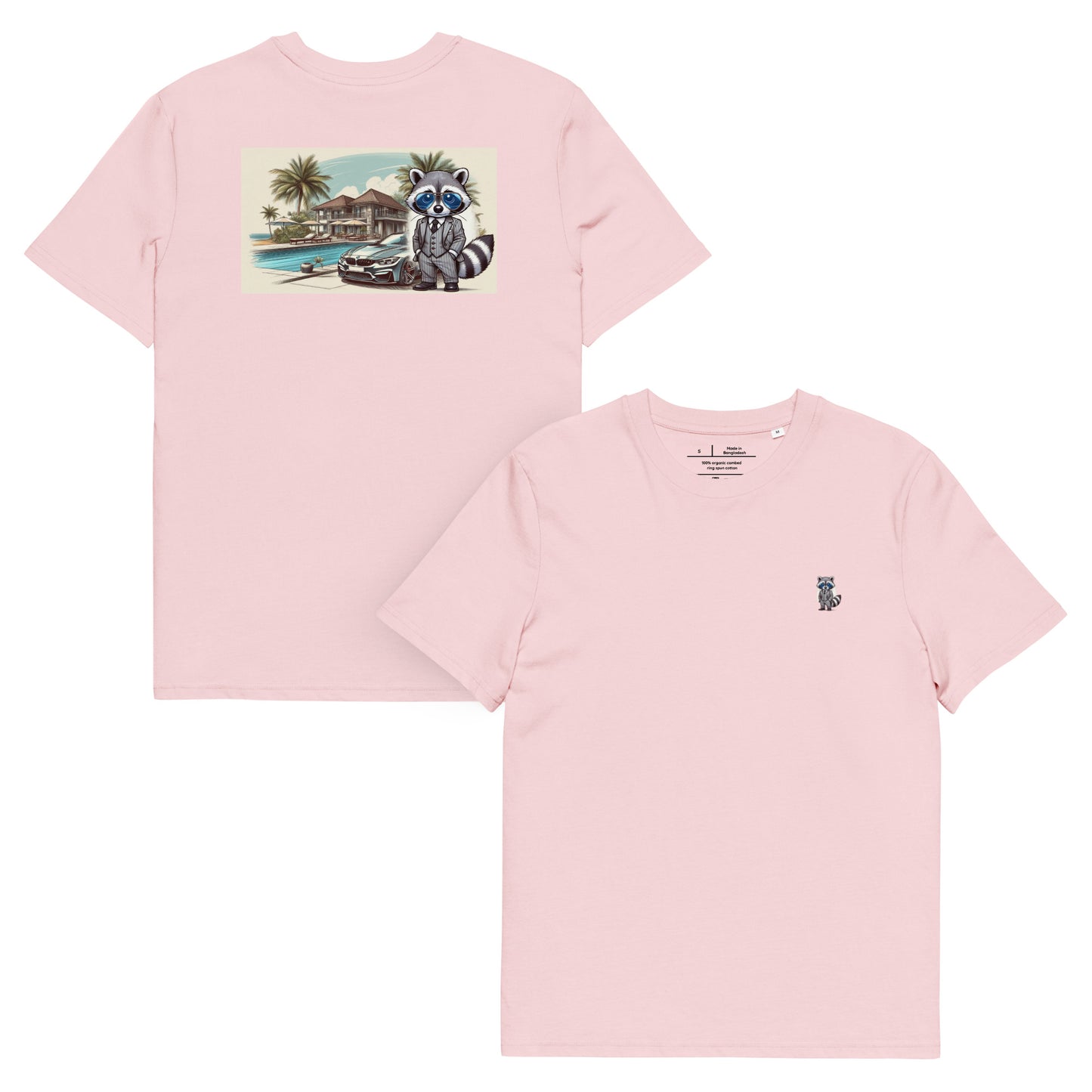 Organic T-Shirt Colour mit Backprint "M4 in summer"