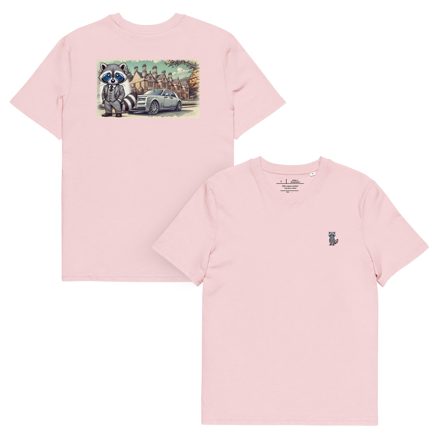 Organic T-Shirt Colour mit Backprint "RR in Summer"