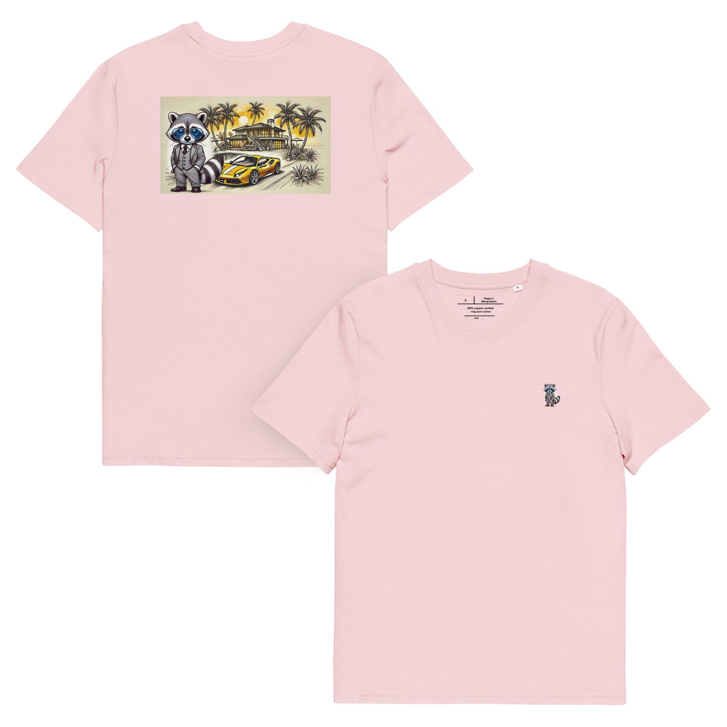 Organic T-Shirt Colour mit Backprint "488 in Summer"