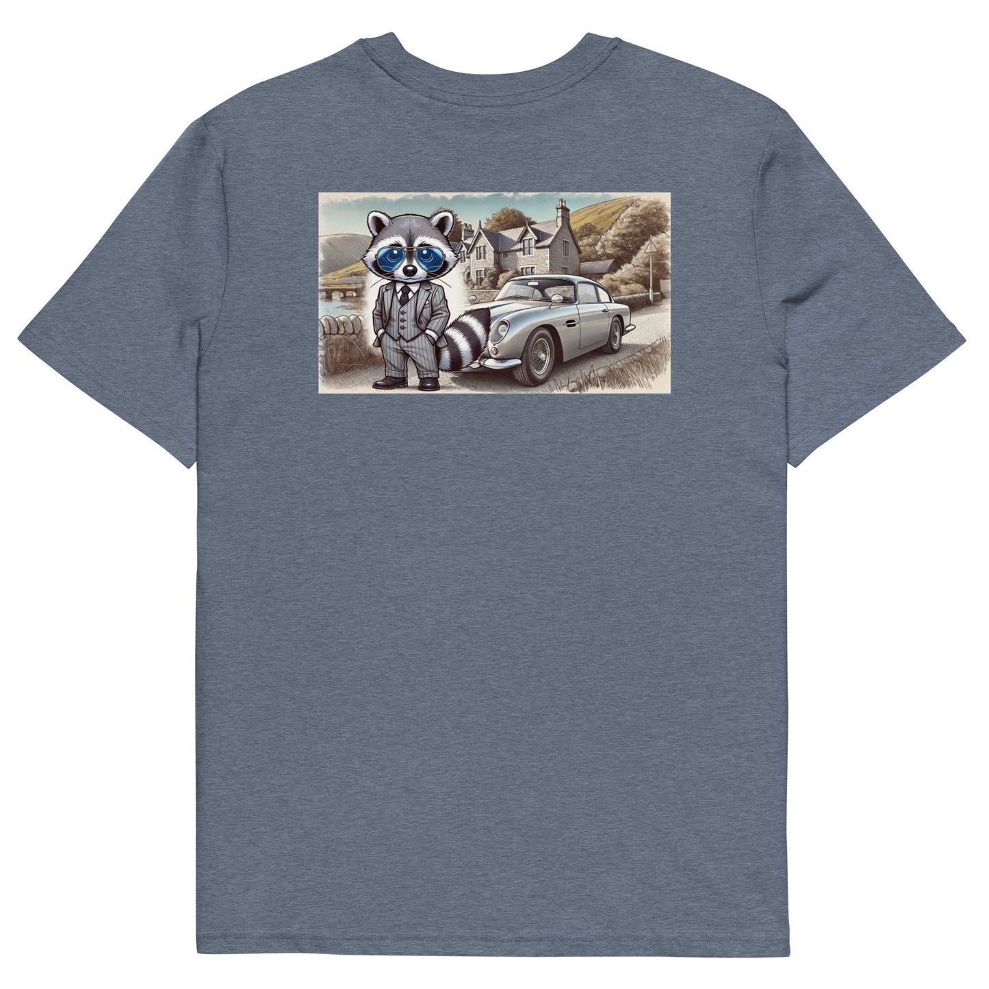 Organic T-Shirt Colour mit Backprint "Classic Aston"