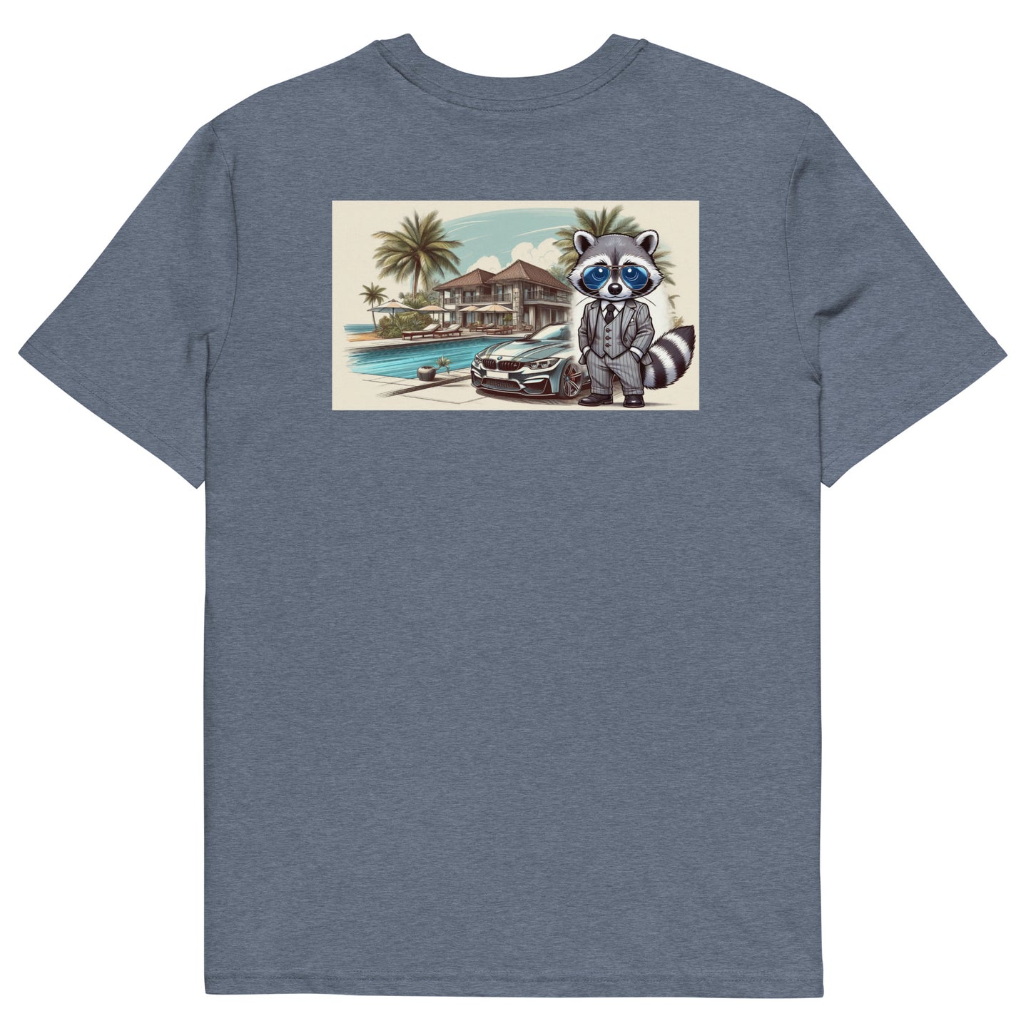 Organic T-Shirt Colour mit Backprint "M4 in summer"