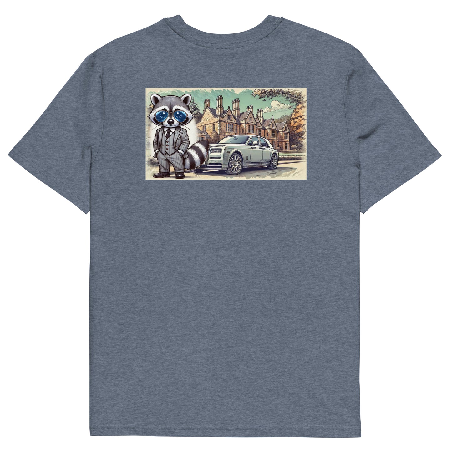 Organic T-Shirt Colour mit Backprint "RR in Summer"