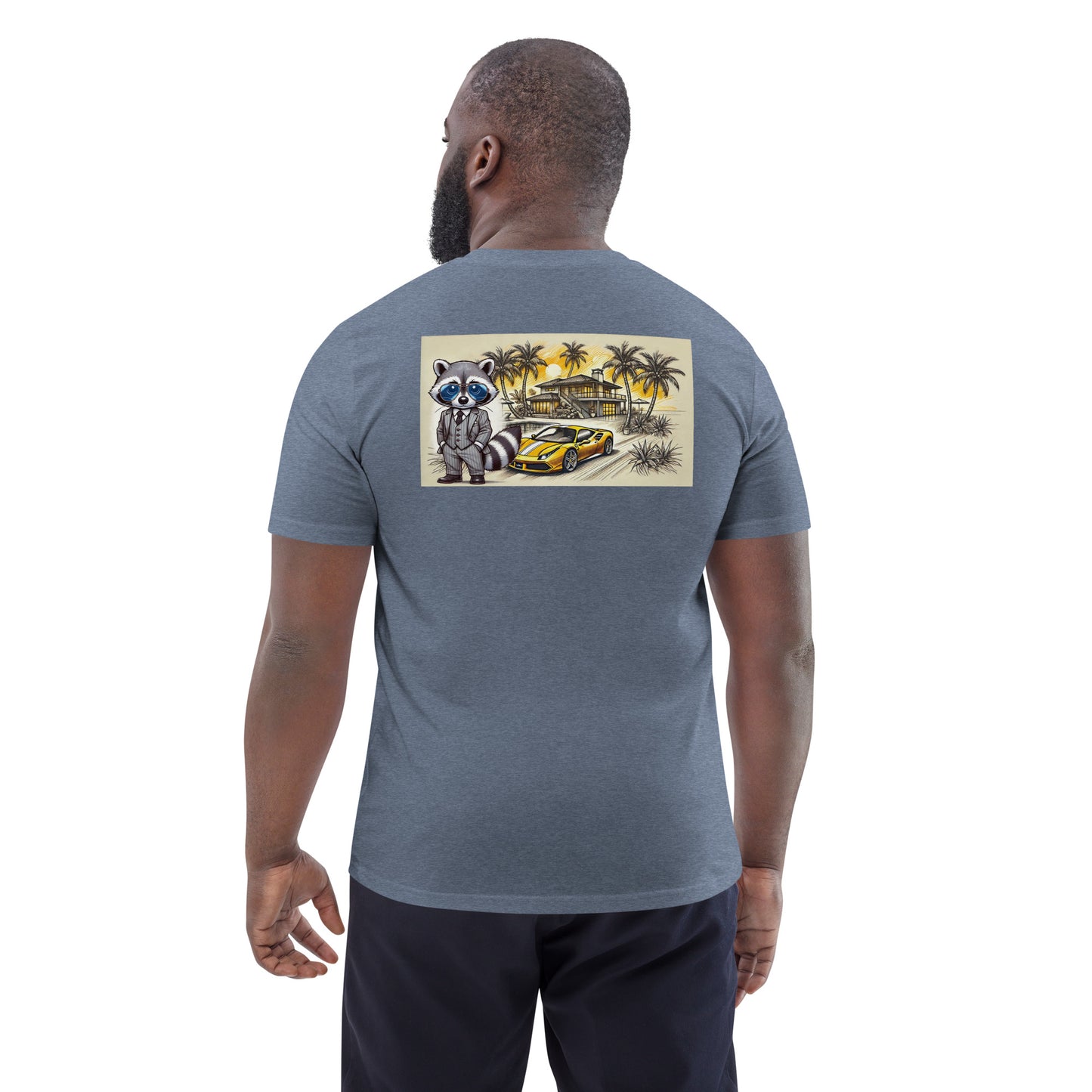 Organic T-Shirt Colour mit Backprint "488 in Summer"