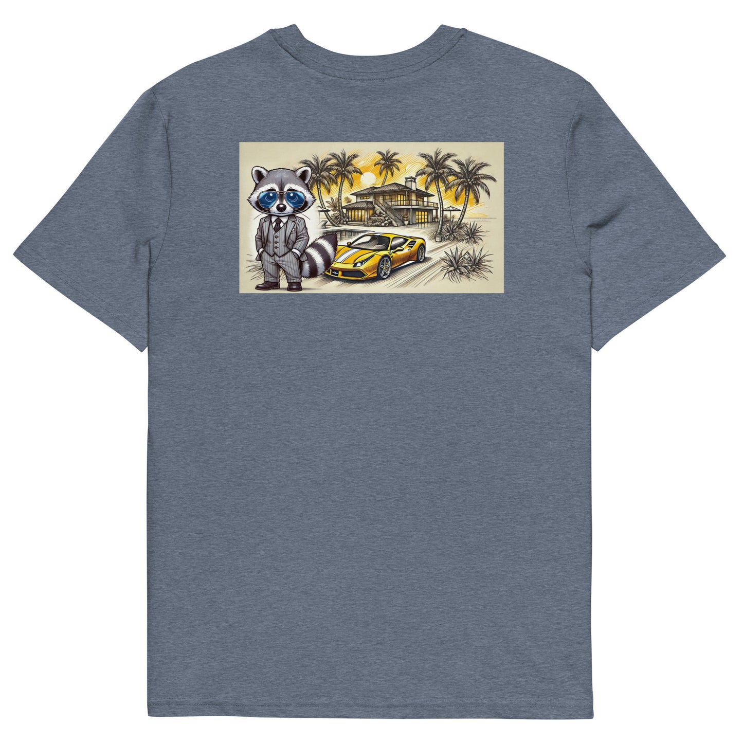 Organic T-Shirt Colour mit Backprint "488 in Summer"