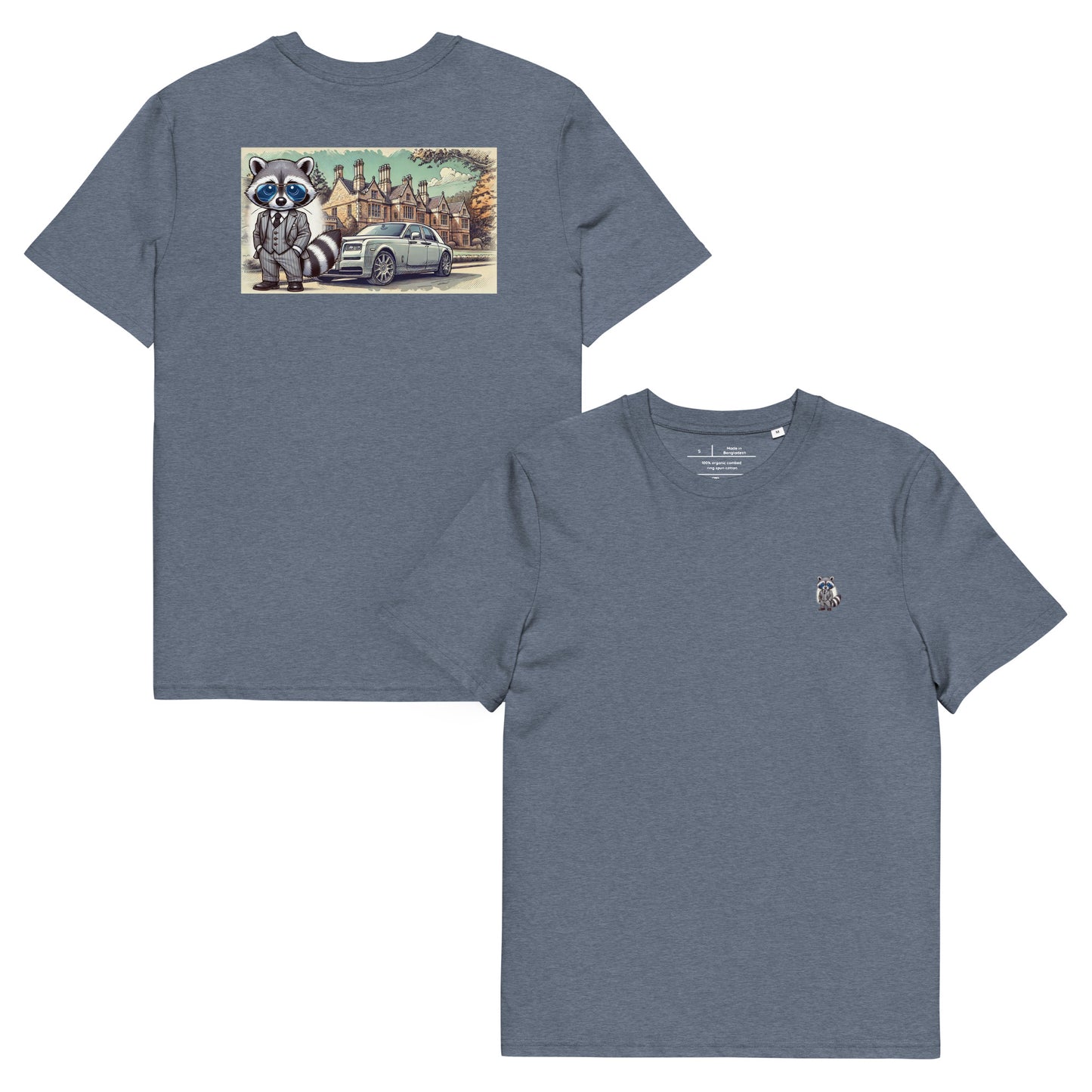 Organic T-Shirt Colour mit Backprint "RR in Summer"