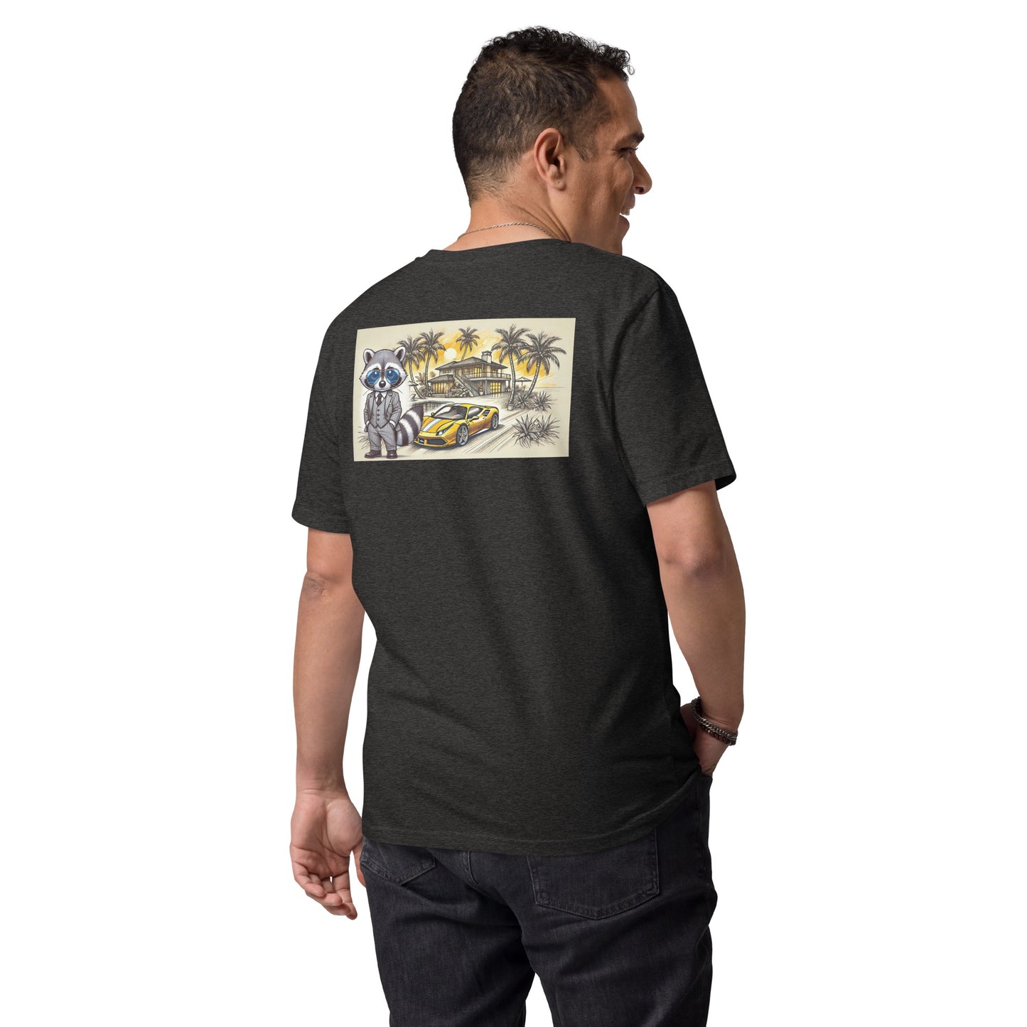 Organic T-Shirt mit Backprint "488 in Summer"