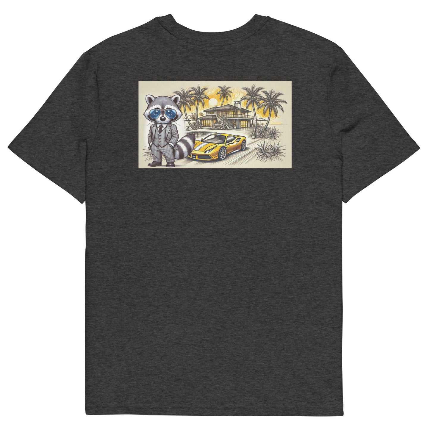 Organic T-Shirt mit Backprint "488 in Summer"