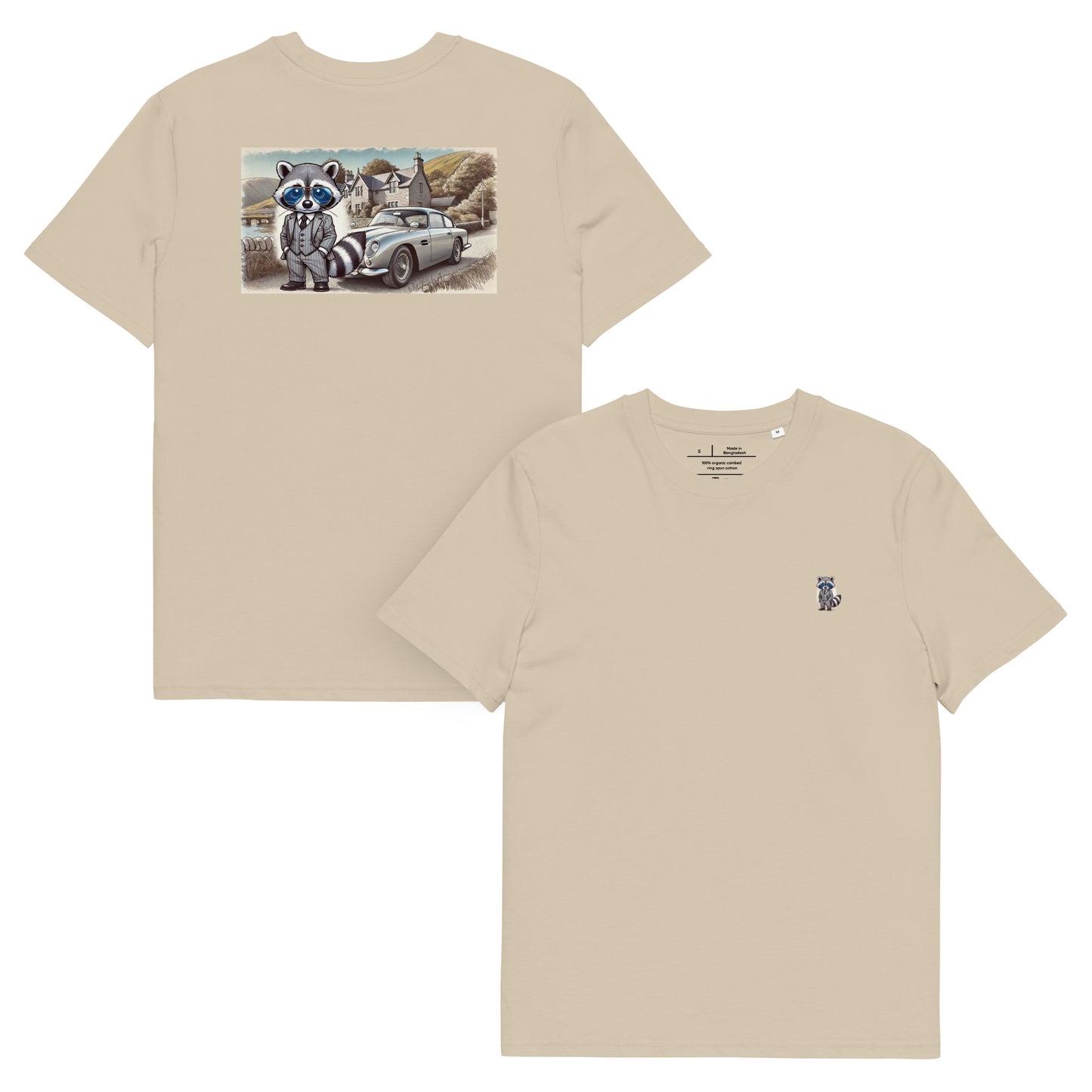 Organic T-Shirt Colour mit Backprint "Classic Aston"