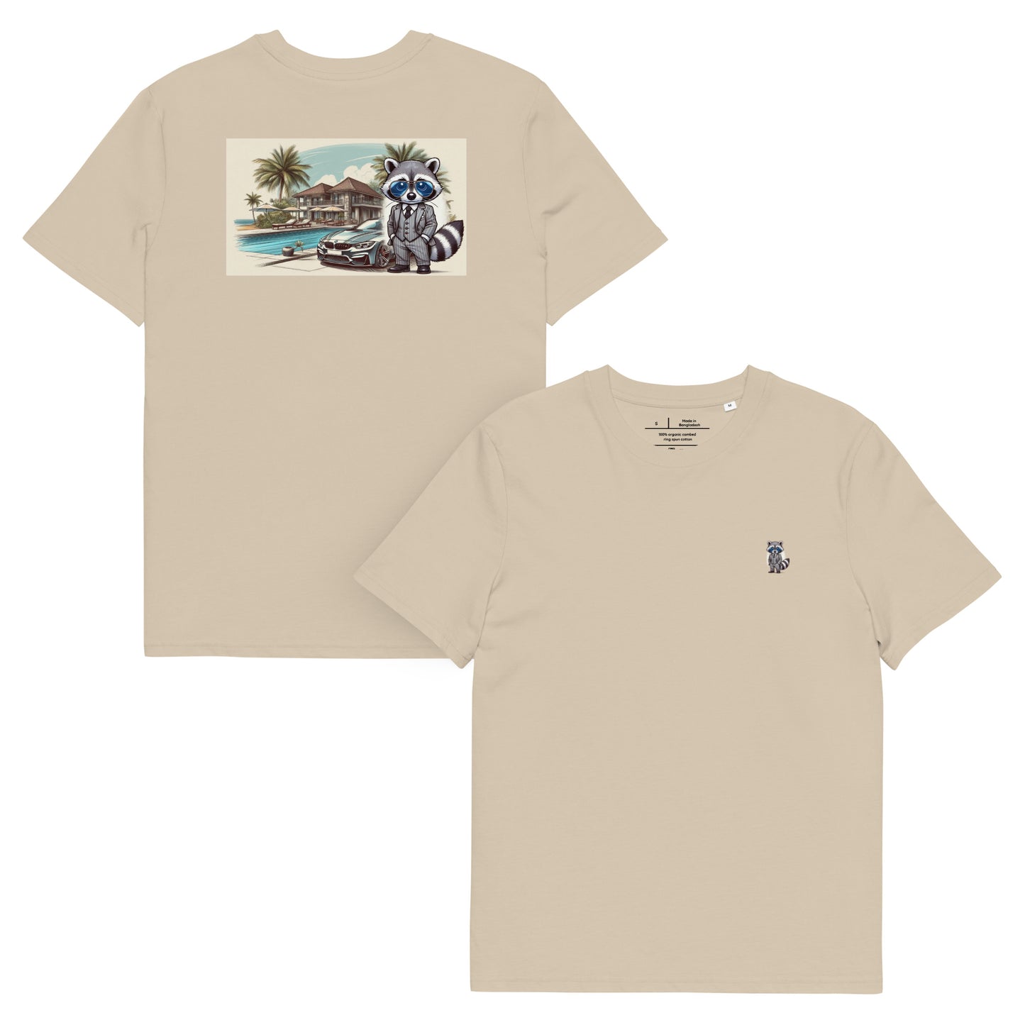 Organic T-Shirt Colour mit Backprint "M4 in summer"