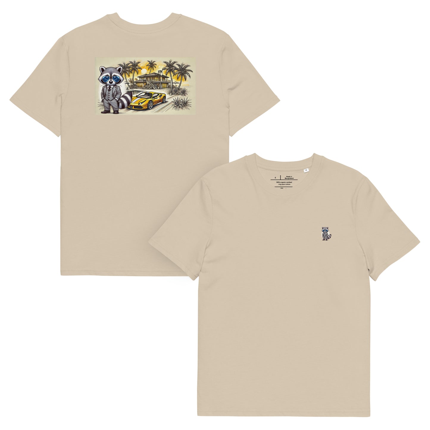 Organic T-Shirt Colour mit Backprint "488 in Summer"