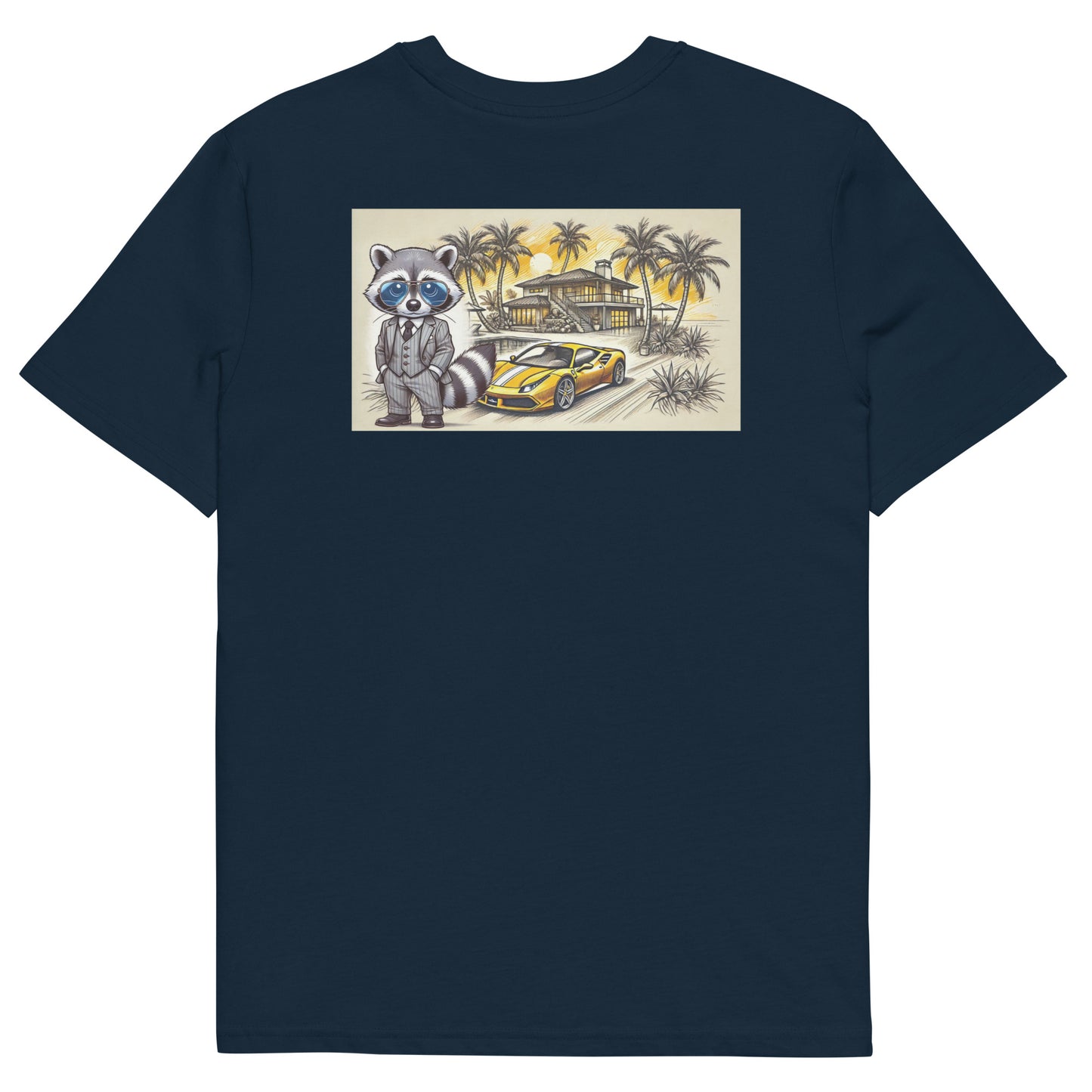 Organic T-Shirt Colour mit Backprint "488 in Summer"