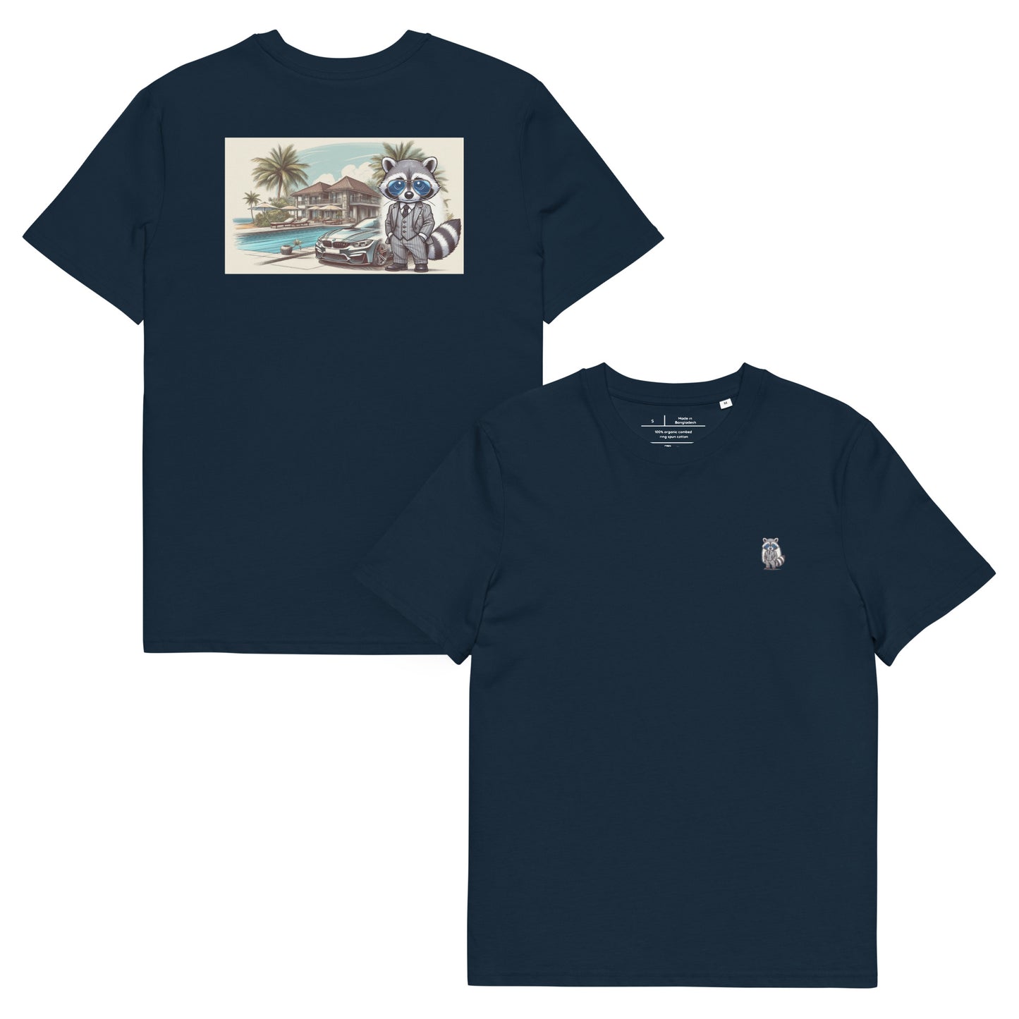 Organic T-Shirt Colour mit Backprint "M4 in summer"