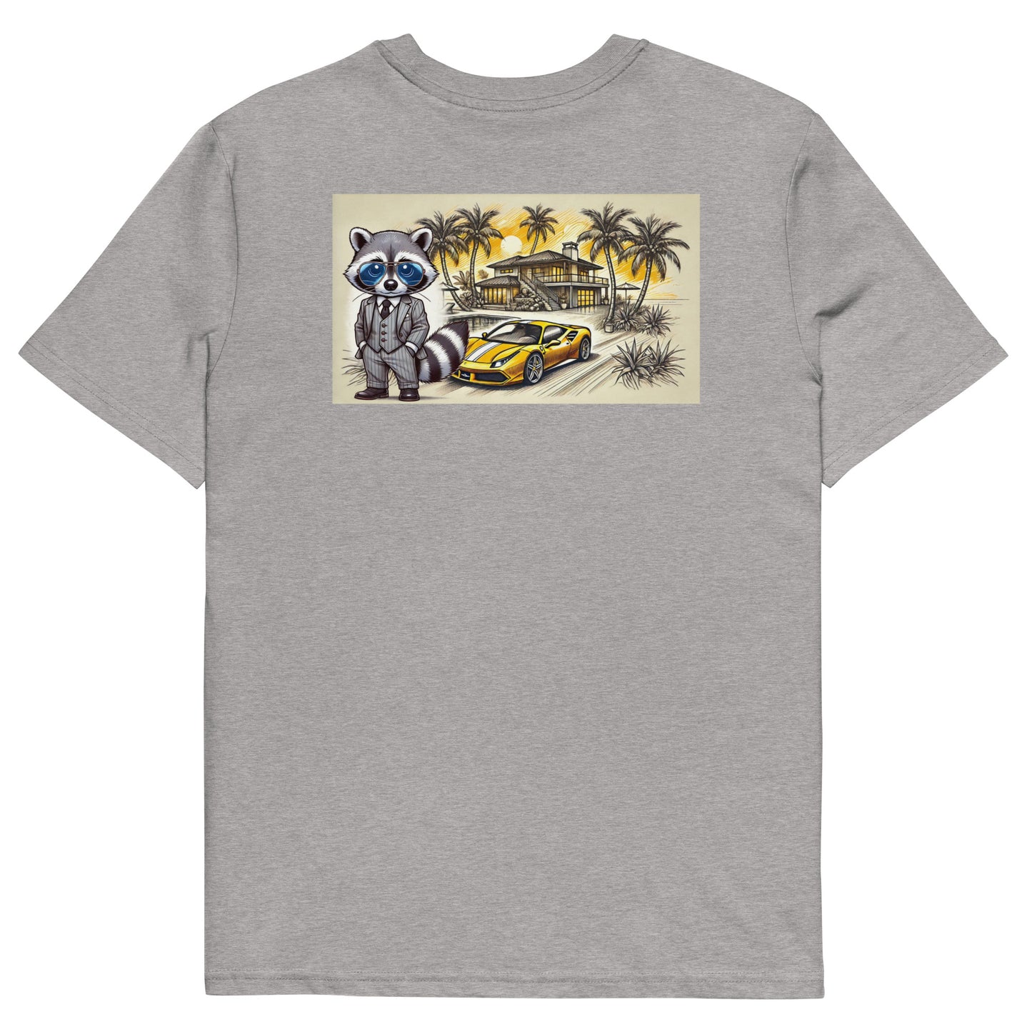 Organic T-Shirt mit Backprint "488 in Summer"