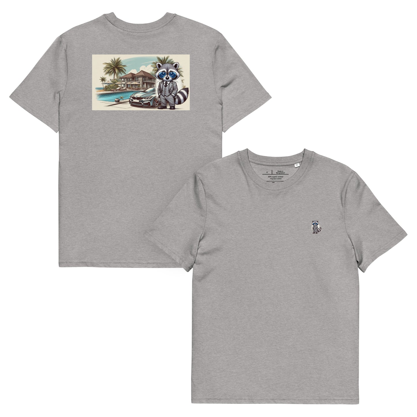 Organic T-Shirt mit Backprint "M4 in summer"