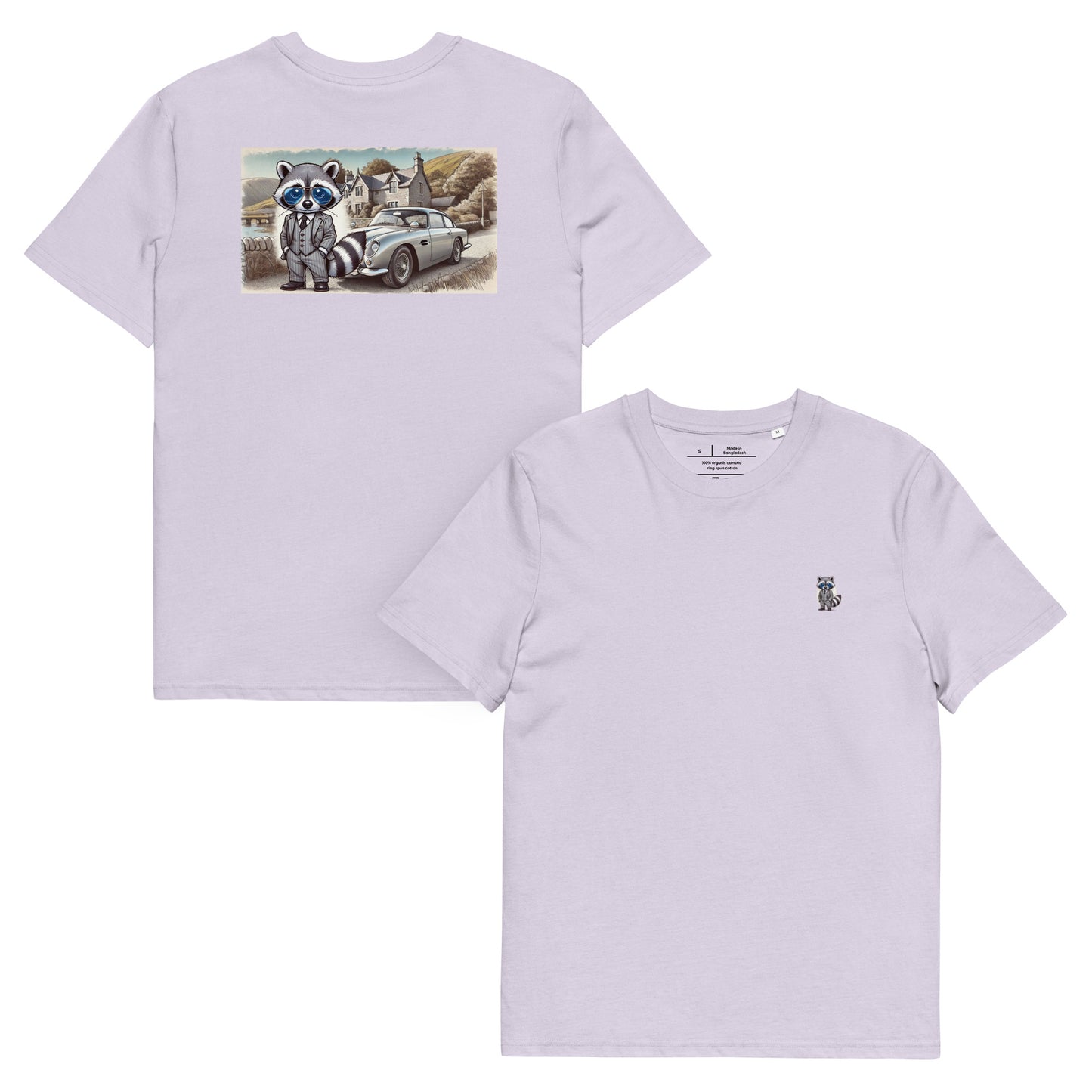 Organic T-Shirt Colour mit Backprint "Classic Aston"