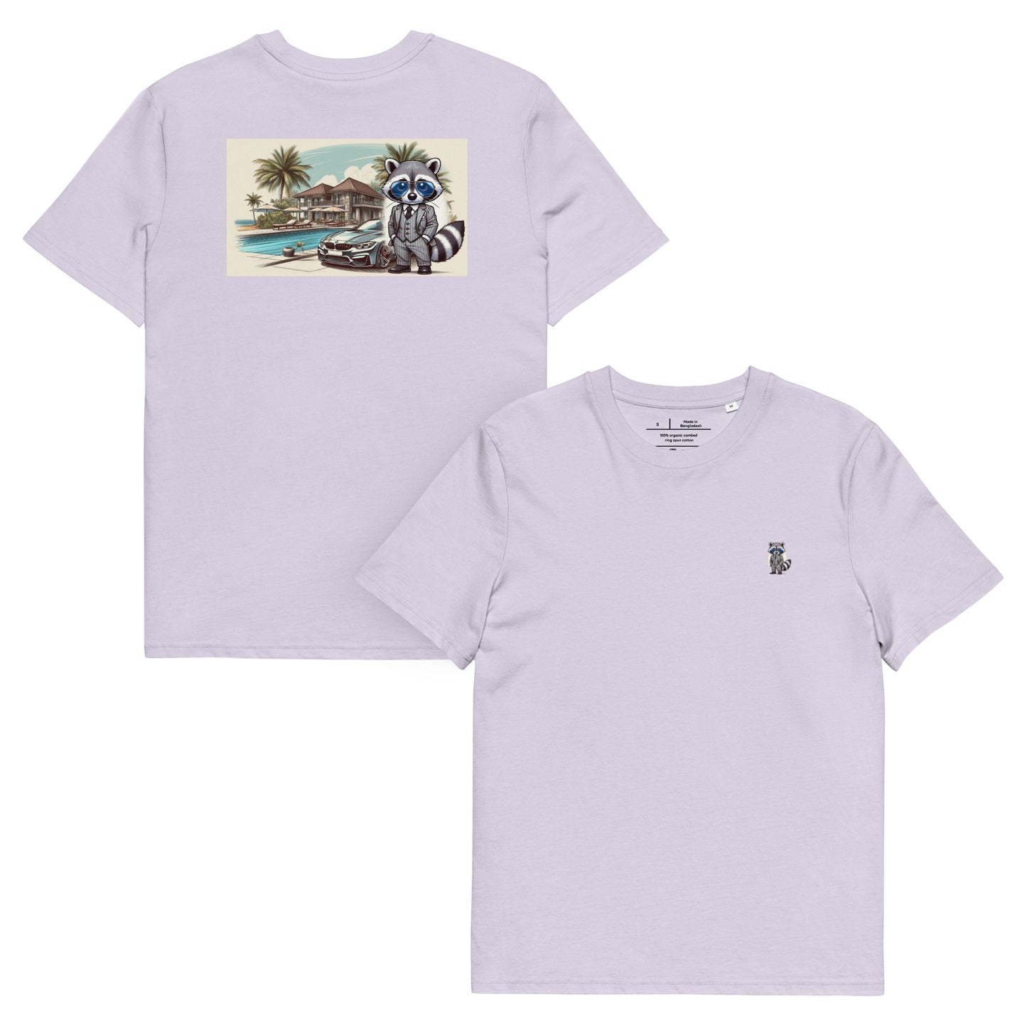 Organic T-Shirt Colour mit Backprint "M4 in summer"