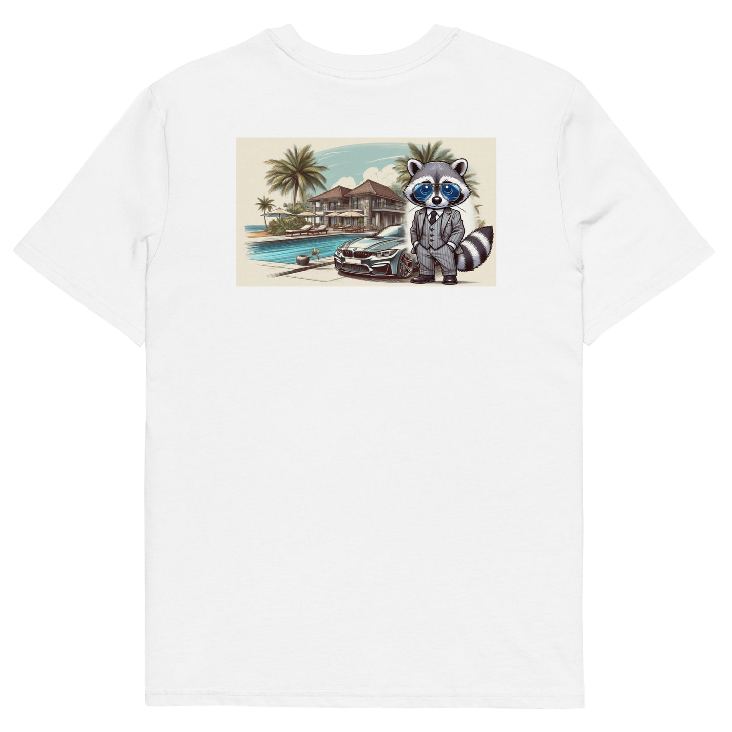Organic T-Shirt mit Backprint "M4 in summer"
