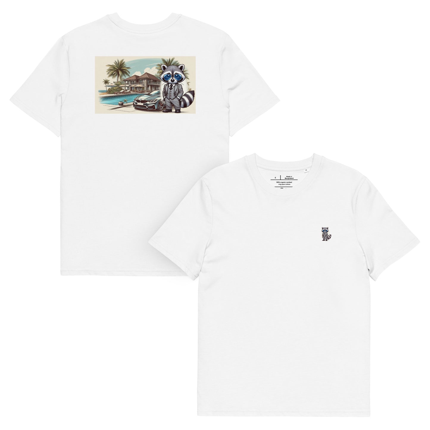 Organic T-Shirt mit Backprint "M4 in summer"