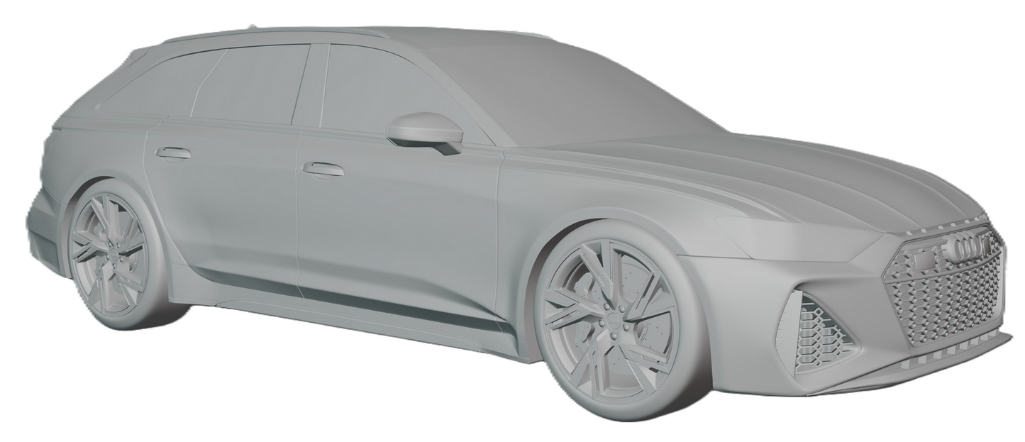 Audi RS6 C8 Betonmodel