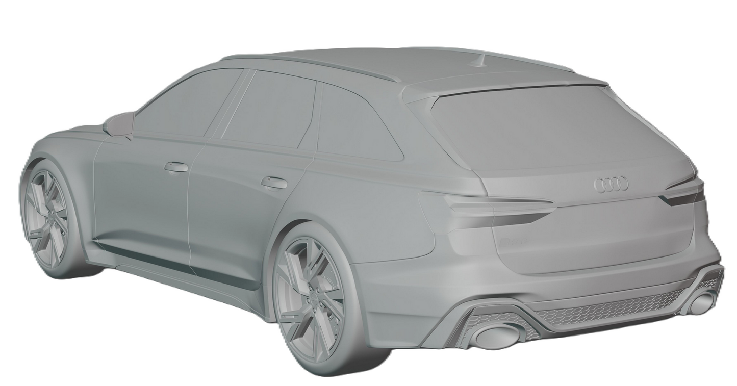 Audi RS6 C8 Betonmodel