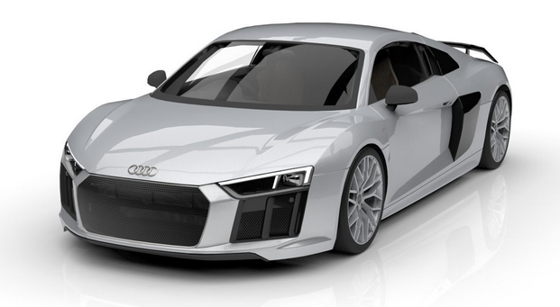 Audi R8 Concrete Model