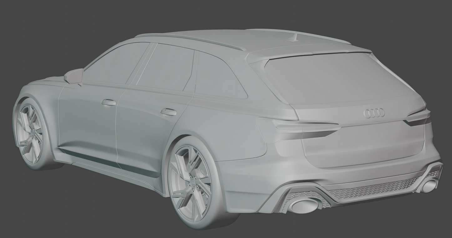 Audi RS6 C8 3D-Druck