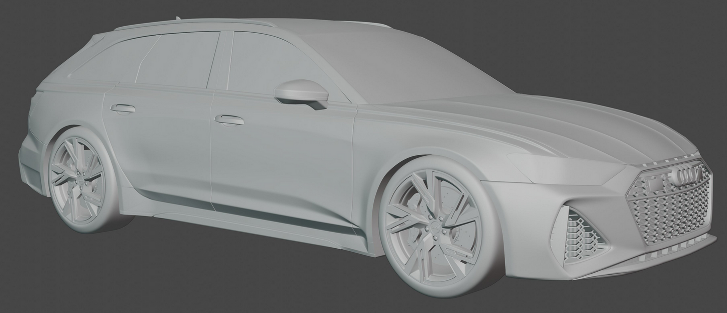 Audi RS6 C8 Betonmodel