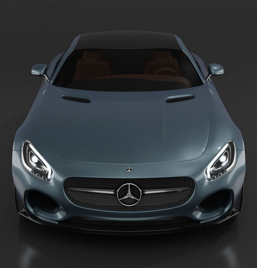 Mercedes AMG GTS betonmodel