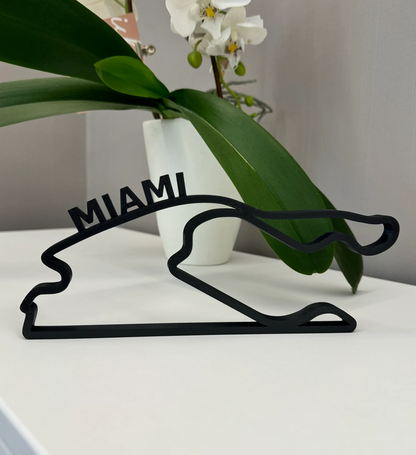 Miami International Autodrome Layout 3D-Druck