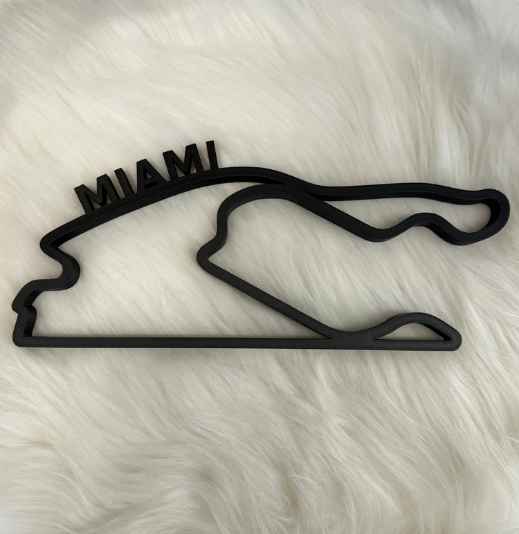 Miami International Autodrome-indeling 3D-printen