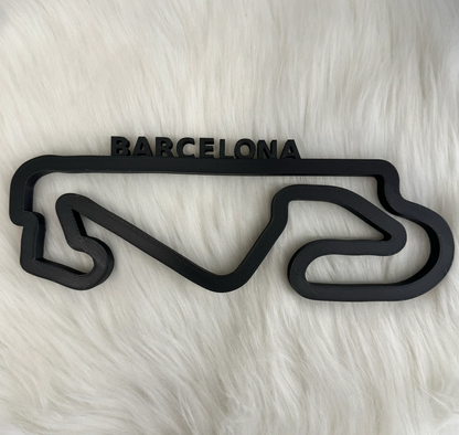 Circuit de Barcelona Layout 3D Printing