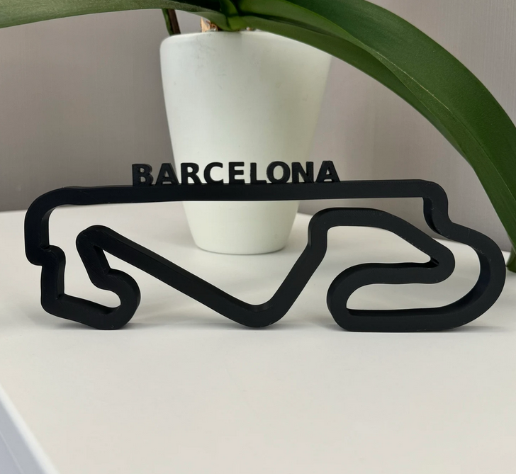 Circuit de Barcelona Layout 3D Printing