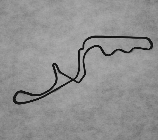 Suzuka Racing Course Layout 3D Printing