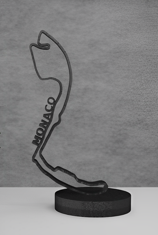 Circuit de Monaco Layout 3D Printing