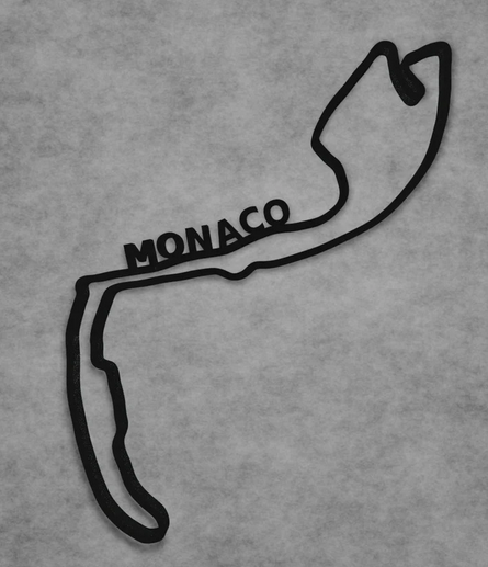 Circuit de Monaco lay-out 3D-printen