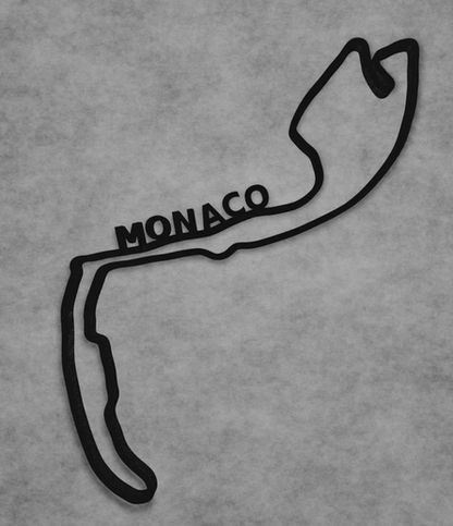 Circuit de Monaco Layout 3D Printing