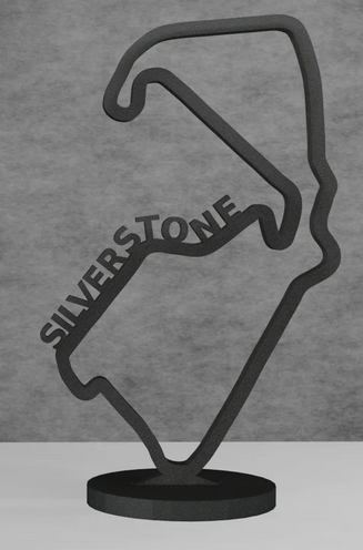 Silverstone circuitindeling 3D-printen